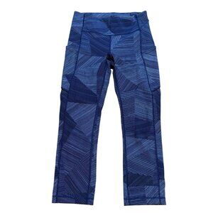 Lululemon Speed Up Crop 21"‎ Etch Hail Midnight Navy Size